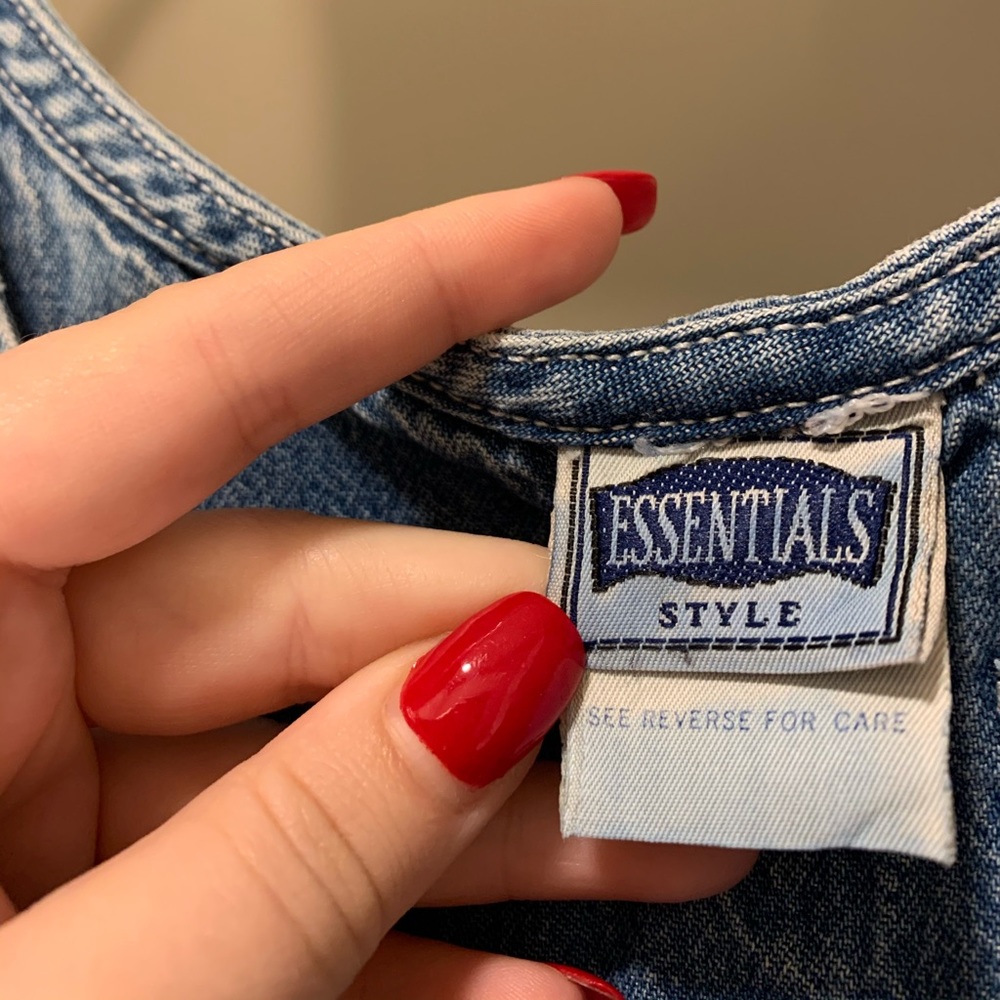 DENIM BUTTON UP DRESS - Picture 6 of 6